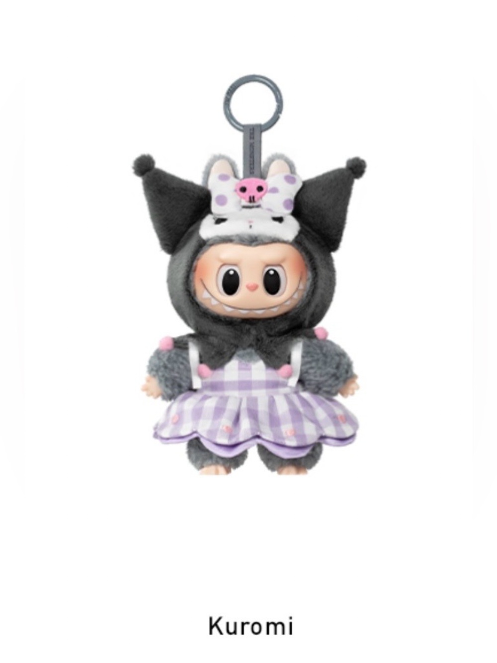 POP MART The Monsters x Hello Kitty and Friends Plush Pendant - Kuromi